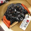 Sanda Popular Moda Estilo Coreano Relógio Masculino Alto Valor de Beleza Esportivo à Prova d'Água Eletrônico Luminoso Multifuncional Relógio Masculino