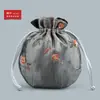 10YJGZ Bolsa de Seda Bordada com Cordão para Frutas de Canto Arredondado Bolsa para Joias Bolsa para Relíquias Culturais Bolsa de Noz Bolsa para Contas de Oração Bolsa de Estilo Antigo