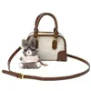 Transfronterizo 2025 Nuevo Bolso Pequeño Retro Moda Femenina Versátil Bolso de Hombro Cruzado Portátil para Mujer Bolso Almohada de Viaje