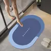 Alfombrilla Absorbente Simple para Baño Barro de Diatomeas Alfombrilla Suave Puerta de Baño Alfombrilla de Pies de Secado Rápido Alfombrilla Antideslizante para el Hogar Felpudo
