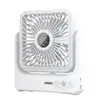 Nuevo producto transfronterizo: Mini ventilador USB magnético, ventilador magnético tipo tarjeta con pantalla digital, ventilador portátil para exteriores para viajes