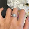 Anillo Francés de Entrada Lujo Retro Estilo Bucci Cepillado Calado Copo de Nieve Sentido Avanzado con Incrustaciones de Diamantes Elegante Anillo Nicho