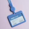 Youhe 6634 Vertical Funda de Plástico PP Rígido de un Solo Lado 6633 Horizontal Placa de Pecho Telescópica Lanyard con Hebilla Fácil de Tirar Funda para Tarjeta de Certificado