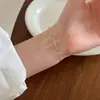 Pulsera Pequeña y Delicada de Plata de Ley 925 para Mujer Estilo Coreano Simple Ins Estilo Cool Lujo Accesible Colección de Pulseras Delicadas