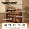 Gabinete de Vestíbulo, Aparador de Comedor, Vitrina de Té de Pared para Sala de Estar, Gabinete Lateral, Estante Multifuncional para Almacenamiento de Utensilios de Cocina