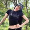 Camiseta feminina estilo americano, estampa de estrela, estampa de umbigo exposto, gola redonda, slim, estampa de umbigo exposto, jaqueta corta-vento, atacado