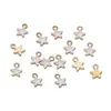 Colgantes de Estrella Coloridos en Colores Macaron, Dijes de Estrella de Cinco Puntas Esmaltados, Accesorios Hechos a Mano para Pulseras y Collares DIY