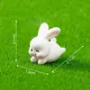 Miniatura de coelho fofo com orelhas grandes, perfeita para paisagismo, decorações DIY e como uma pequena peça decorativa