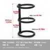 En stock 15-30 mm anillos metálicos de tres agujeros para calendario, accesorios para calendario, anillas de encuadernación, anillas abiertas de tres anillos para hojas sueltas
