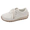 Zapatillas de Entrenamiento Alemanas Retro Versátiles de Suela Gruesa para Mujer 2025 Nuevas Primavera Casual Zapatos Blancos Deportivos Aumentados Forrest Gump