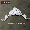 Accesorios para puertas corredizas, flores decorativas, flores repujadas de plástico termoformado, flores para borde de puerta de armario, friso, tapicería suave, accesorios para muebles de estilo europeo