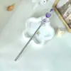 Suministrado Directamente desde la Fuente, Corona de Diamantes en Forma de Corazón de Princesa, Varita Mágica, Set de Tocados Europeos de Hada de Cristal con Piedras Preciosas