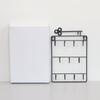 Colgador de Llaves de Entrada de Hierro Forjado para Pared, Creativo, Sin Perforaciones, Puerta, Nórdico, ins, Almacenamiento de Pared, Estante Decorativo para Puerta