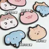 Adesivos Fofos com Formato Original Ins Desenho Animado Animais Adesivos para Diário de Estudante Material Adesivos de Mensagem