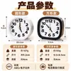 Reloj Despertador Cuadrado Simple Blanco y Negro para Oficina, Hogar, Dormitorio, Reloj Despertador Redondo, Reloj para Estudiantes, Reloj Despertador Pequeño, Venta al por Mayor de Regalos