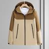 Chaquetas a Prueba de Tres Elementos para Hombres y Mujeres, Elegantes Chaquetas con Capucha de Manga Larga, Cortavientos e Impermeables para Montañismo y Esquí con Logos Personalizados