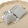 Atacado de Fábrica Portátil à Prova de Poeira Microfibra Cordão Veludo Bolsa para Fones de Ouvido e Armazenamento de Joias Bolsa de Armazenamento com Cordão