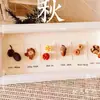 Estrutura Tridimensional Oca para Amostras, Caixa Expositora Decorativa de Madeira Longa com Múltiplos Compartimentos para Plantas, Flores Secas e Frutas, Porta-Retrato Decorativo de Montagem Própria