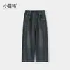 Jeans para niñas Xiaofei, nueva colección de otoño, estilo de pierna recta para niños mayores, pantalones infantiles de moda y con estilo para niñas