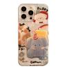 Funda para Teléfono Móvil Graffiti Dibujos Animados Elefante Soporte Manzana 18 17 Polvo de Brillo Iphone15Promax Adecuado para 11 Original 12