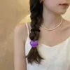 Anillo para el Cabello Letra Coreana Amor Dama Trenzado Tejido Cuerda para la Cabeza Trenzada Ponyo Cabello Cola de Caballo Accesorios para el Cabello Cuerda para el Cabello sin Costuras