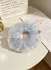 Fábrica de Origem Elásticos de Cabelo de Malha Dupla da Coreia, Scrunchies Modernos e Versáteis, Scrunchies Grandes, Elásticos de Cabelo