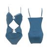 2025 Nuevo Sexy Traje de Baño Entero con Aberturas Cubre-Carne Estilizado Traje de Baño Entero Push-Up para Busto Pequeño Traje de Baño de Alta Gama para Mujer