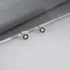 Pendientes de Estrella de Cuatro Puntas para Hombres, Pendientes Sencillos Personalizados de Hip-Hop de Moda para Mujeres, Accesorios Versátiles de Lujo Ligero de Alta Gama para el Uso Diario