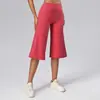 Pantalones de Yoga Xijia Mei de Verano con Sensación a Piel para Mujer Control de Abdomen Cintura Alta Secado Rápido Holgados Deportivos de Fitness Capris 2013