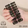 Pegatinas Nuevas para Uñas Zhengxiang Transfronterizas con Lámina Dorada, Efecto Mármol, Película de Esmalte Impermeable, Pegatinas para Uñas Cielo Estrellado al por Mayor