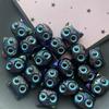 Cuentas acrílicas con forma de gato, con agujeros horizontales, forma de búho, ojo grande, hechas a mano, para pulsera y llavero