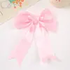 Novo Laço Grande Cauda de Andorinha Fita de Poliéster Cetim Acessórios para DIY Adorno de Cabeça Grampo de Cabelo Laço Decorativo para Caixa de Presente
