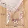 Saco Selante Transparente com Zíper Saco de Armazenamento Artesanato DIY Fazendo Porcionamento Saco Transparente Saco de Embalagem Joias Acessórios Materiais