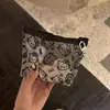 Bolsa de almacenamiento con cierre de broche de cierre automático, monedero portátil de dibujos animados, organizador de viaje para cables de datos, auriculares y joyas