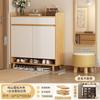 Zapatero de Madera Maciza para Entrada de Casa, Modelo Nuevo de Interior 2026 Gabinete de Entrada de Venta Caliente Gabinete de Almacenamiento Integrado Zapatero