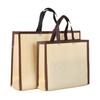 Sacola de Tecido Não Tecido Laminado Espesso Sacola de Compras Portátil para Roupas Sacola de Presente Personalizada para Atacado Transfronteiriço com Fundo e Lado