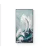 Pintura al óleo pura pintada a mano estrellas mar porche pintura decorativa textura tridimensional pasillo pasillo escalera mural hecho a mano versión vertical