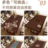 Mantel Individual para Mesa de Comedor Estilo Chino, Mantel de Cuero Resistente al Calor, Resistente a Altas Temperaturas, Mantel Rectangular para Mesa de Café Doméstica, Mantel Protector de Mesa a Prueba de Aceite y Agua