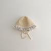 Sombrero de Paja para Niños Yipan Verano Nuevo Borde de Encaje Niña Princesa Sombrero Protección Solar Sombrero Cubo Sombrero de Pescador para Bebé