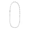 Collar de Acero de Titanio con Forma de Diamante, Gama Alta, Personalizado, Sencillo, Versátil, Cadena para Clavícula que No se Desvanece, Joyería Ins Impermeable que se Puede Sumergir en Agua