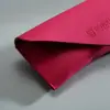 Nueva Hebilla Magnética Triangular Color Dopamina Gafas de Sol Anti-Presión Estuche de Cuero para Gafas Estuche para Lentes Ópticos Se Puede Imprimir Logo