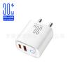 El cargador de teléfono móvil de carga rápida CA de lámpara redonda de 5 V 2 A es adecuado para el cargador de viaje de pared de teléfonos móviles Apple, Huawei y Android.