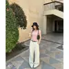 Camiseta AI de Cuello Cuadrado Manga Corta para Mujer Verano 2026 Nuevo Básico Versátil Ajuste Delgado Top de Color Sólido para Mujer