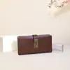 Billetera Larga de Moda de Gama Alta Versátil Elegante de Nicho para Mujer Modelo Nuevo 2025 Alta Estética Retro Ligera