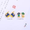 Fuerte retención de color Oro Vietnamita accesorios DIY astronauta astronauta golpe de suerte pulsera de mano collar colgante col repollo mujeres