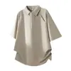 Nueva Camisa Polo de Verano 2026 para Hombre con Cuello de Solapa, Moderna, a la Moda, Cómoda, Versátil, de Manga Corta, Corte Holgado, Estilo Americano High Street