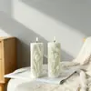 Vela de Aromaterapia Cilíndrica de Tulipa Quente da Moda Vela de Companhia Decoração de Casa Estilo Europeu Atmosfera Branca