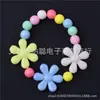 Pulseira de Joias Infantis Doce e Fofa Coreana Acrílico Pulseira Infantil Fabricante de Joias Atacado Estilo Infantil