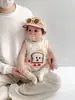 Mameluco para Bebé, Estilo Veraniego Delgado, Mono sin Mangas, Chaleco, Ropa de Verano Súper Linda, Ropa para Exteriores con Aire Acondicionado