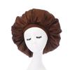 Nueva Gorra de Dormir de Satén Amazon Alta Elasticidad Seda Artificial Color Sólido Pañuelo para la Cabeza de Mujer Sombrero de Ala Ancha para Cuidado del Cabello y Belleza